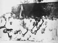 One group photograph of the 1st batch of salt Satyagrahis (1930 salt Campaing) of Hoogly District (W.B.), snapped before their d.jpg